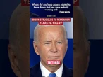 Biden can't recall years of vice presidency #foxnews #news #us #fox #trump #politics #biden #shorts