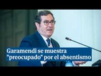 Garamendi se muestra "preocupado" por el absentismo: "Nos cuesta 33 mil millones"