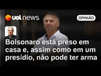 Bolsonaro está preso em casa e, assim como em um presídio, não pode ter arma, diz Maierovitch