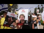 Manifestation à Jérusalem pour exiger un accord de cessez-le-feu permettant le retour des otages