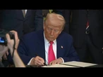 Trump aumenta tarifas para 125% para a China e pausa tarifas recíprocas para o resto do mundo | AFP
