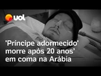 Bisneto do rei Abdulaziz, fundador da Arábia Saudita, morreu após duas décadas em coma