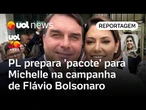Michelle Bolsonaro terá 'pacote completo' preparado pelo PL para atuar na campanha de Flávio