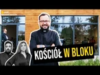 Kościół w bloku, neon „Jezus + my” i ekspres do kawy