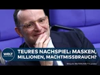 MASKENAFFÄRE: 91 Millionen Euro für Anwälte! Spahns Corona-Deal wird zum teuren Nachspiel!