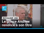 Le scandale Epstein poursuit la famille royale britannique • FRANCE 24