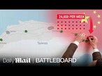 Here’s what would happen if China invaded Taiwan | Battle Board | Daily Mail