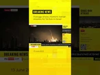 BREAKING: Footage shows the moment Iranian missiles struck Tel Aviv