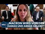 ANERKENNUNG VON PALÄSTINA: Hamas und Abbas loben Macron – Israel empört