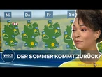 WETTERUMSCHWUNG IN DEUTSCHLAND: Der Sommer kommt zurück - Ab Donnerstag steigen die Temperaturen!
