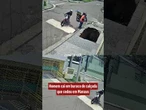 Calçada abre buraco e homem cai nele em rua de Manaus; veja o vídeo