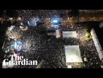 Thousands gather in Tel Aviv as Israel awaits release of hostages