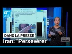 "Femme Vie Liberté": "Aucune révolution ne s'obtient par les bombes" • FRANCE 24