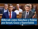 Rifirrafe entre Sánchez y Feijóo por Israel, Gaza y Eurovisión: "Hamas le ha felicitado dos veces"