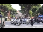 Festa della Repubblica, Mattarella e Crosetto a bordo della storica Lancia Flaminia