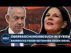 SYRIEN: Überraschender Besuch! Annalena Baerbock in Damaskus eingetroffen - Seitenhieb gegen Israel