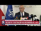 Cenckiewicz: część dronów została stracona, współpraca między instytucjami układa się modelowo