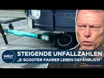 DEUTSCHLAND: Unfallzahlen steigen - 27 Tote bei E-Scooter-Unfällen im Jahr 2024!