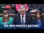 PMQs live: Keir Starmer faces questions from Kemi Badenoch and MPs in the Commons