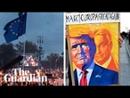 Ten of thousands march in Budapest in pro- and anti-government rallies
