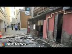 A major earthquake strikes southern Japan