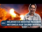 EMOJI-SCHOCK: Selenskyjs Berater überrascht mit Reaktion auf Trump-Wende