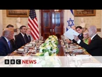 Israel-Gaza ceasefire talks 'going well', says US President Donald Trump | BBC News