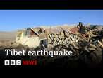 Tibet earthquake search for survivors under way in freezing temperatures | BBC News