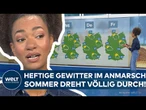 WETTER IN DEUTSCHLAND: Neue Gewitterfront rollt an – Sommer bleibt unbeständig!