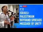 FYI: The boyband adding their voice to calls for unity in the Middle East