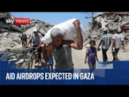 Watch Gaza skyline live as Israel pause fighting to 'scale-up' aid