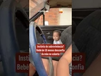 Instinto de sobrevivência? Bebê de 10 meses desconfia da mãe no volante