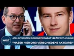 AFD: Gutachten! Dobrindt entscheidet über Veröffentlichung! "Haben hier drei verschiedene Akteure!"