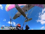 Paraglider speaks out after surviving mid-air collision with plane
