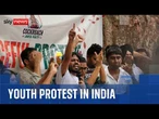 India's student-led Cockroach Janta Party holds first protest
