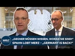 JENS SPAHN: "Wir schaffen, woran die Ampel gescheitert ist" - Loblied auf Friedrich Merz