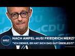 AMPEL-AUS: Friedrich Merz? 