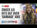 Jennifer Lopez: 'You can't spell American without Rican' | US Election 2024