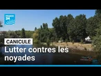 Canicule en France : des drones utilisés pour surveiller la baignade • FRANCE 24