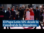 El Papa León XIV, desde la Catedral de la Almudena: "Los muros dividen, alejan y aíslan"