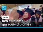 Gaza: les étudiants gazaouis de l'Université Al-Aqsa diplomés malgré les bombes • FRANCE 24