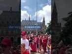 Ein starkes Zeichen gegen den Gaza-Krieg in den Haag #gaza #palästina #denhaag #protest #nachrichten