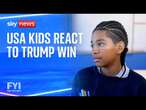 FYI: Kids in the USA react to Donald Trump's win