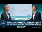 DEFFNER & ZSCHÄPITZ: Silberpreis erreicht 14-Jahres-Hoch – Experten erwarten weitere Zuwächse