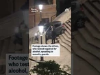 An elderly man drove his car down Rome's famed Spanish Steps