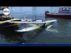 2 rescued after seaplane submerges