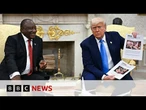 Donald Trump's ‘white genocide’ in South Africa claims fact-checked | BBC News
