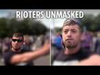 Riot thugs caught on camera attacking cops jailed for a total of 14-years