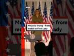 How Melania Trump went from model to first lady. #DonaldTrump #MelaniaTrump #BBCNews