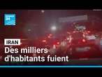 Iran: des milliers d'habitants tentent de fuir les frappes israéliennes • FRANCE 24